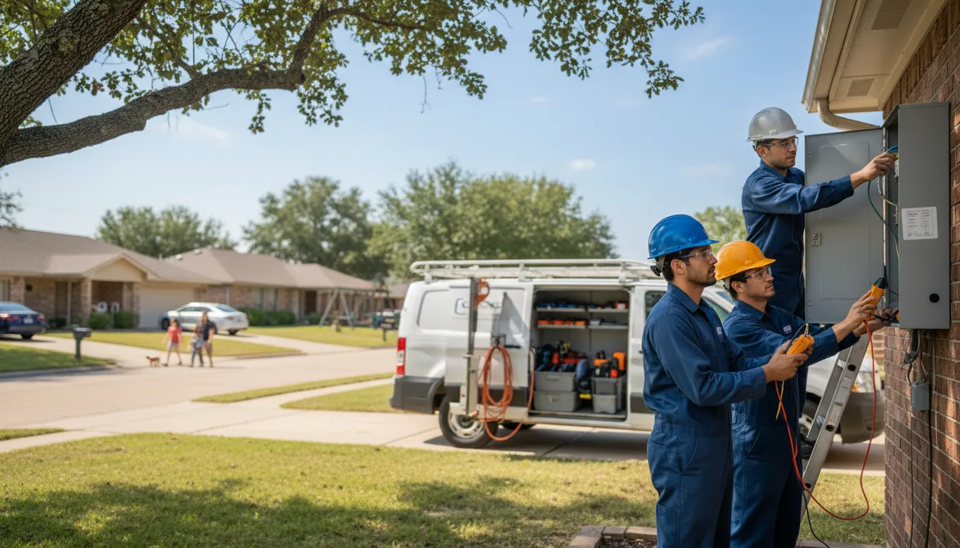 Certified electrician providing emergency electrical services in Telford, PA